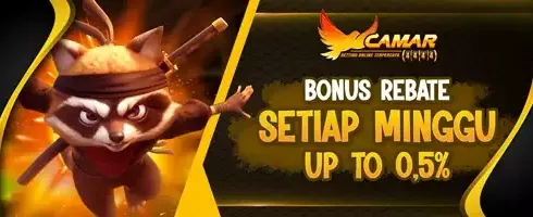 Rebate Slot Mingguan promotion banner